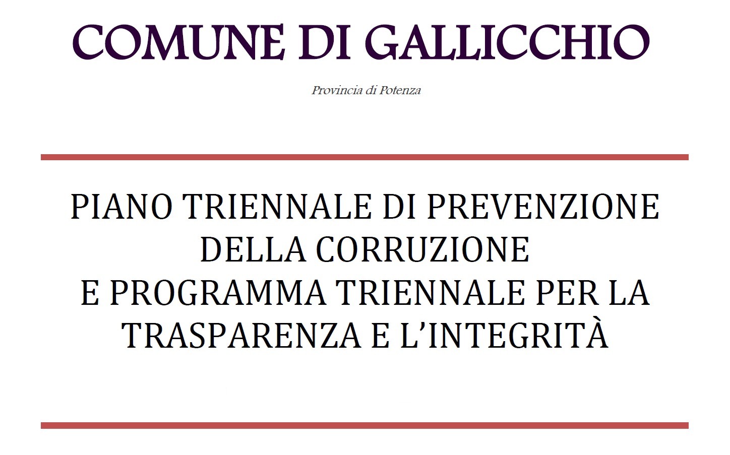 programma trasparenza